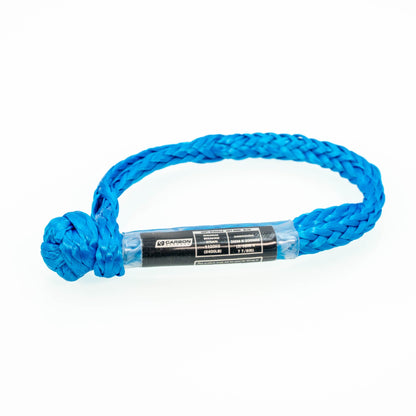 Soft Shackle Keyring blue braided rope, 1.1 ton, Carbon Offroad USA on Tampa Home & Garden Store