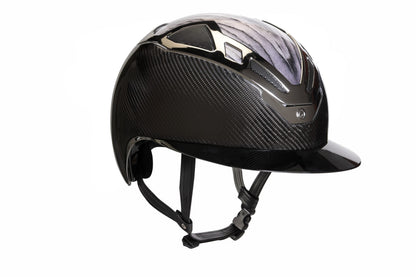 Suomy Apex riding helmet carbon wood black glossy with carbon fiber shell and chrome accents on Tampa Home & Garden Store