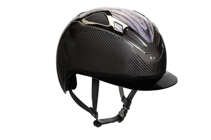 Suomy Apex Riding Helmet Carbon Wood Black Glossy carbon fiber helmet with chrome accents on Tampa Home & Garden Store