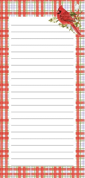Cardinal Birdhouse Mini List Pad - Tampa Home & Garden Store