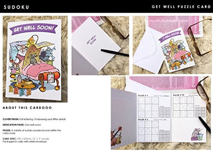 Cardoo Get Well Puzzle Card, Sudoku - Tampa Home & Garden Store