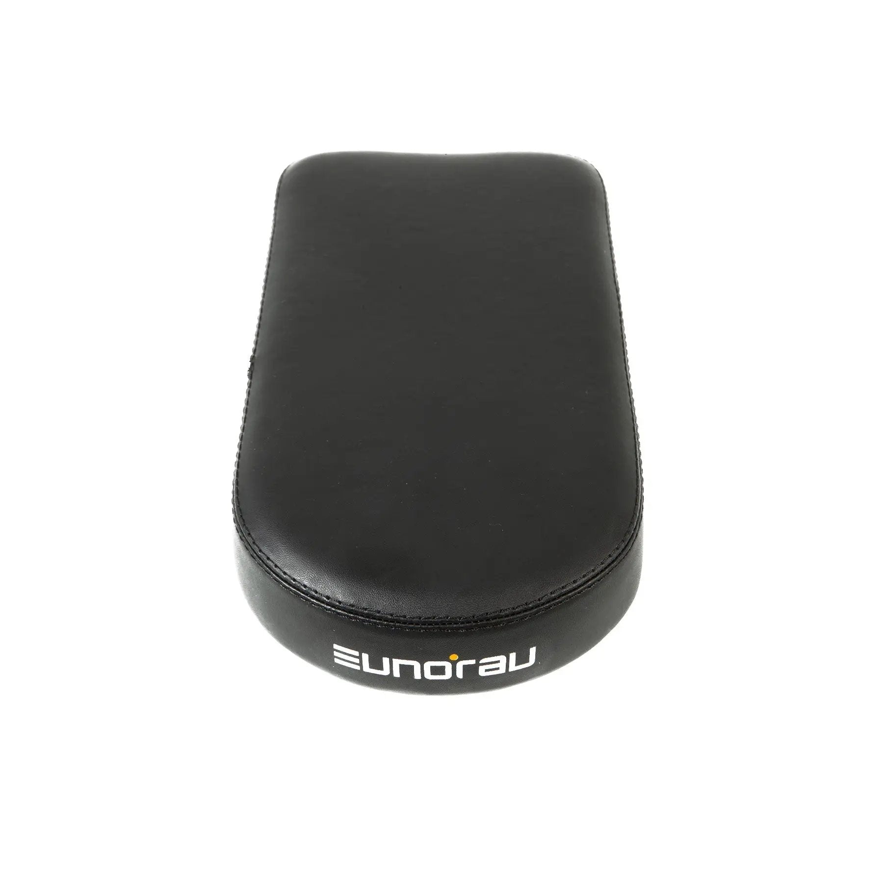 EUNORAU black cushioned rear bike saddle with stitched edge and visible logo on Tampa Home & Garden Store