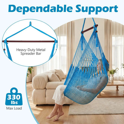 Caribbean Hammock Chair with Spreader Bar Large