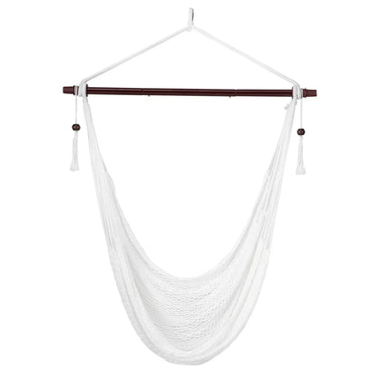 Caribbean Hammock Chair with Spreader Bar Beige