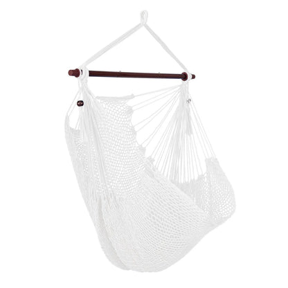Caribbean Hammock Chair with Spreader Bar Beige