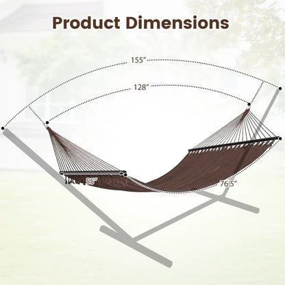 Caribbean Hammock with Spreader Bar for Poolside