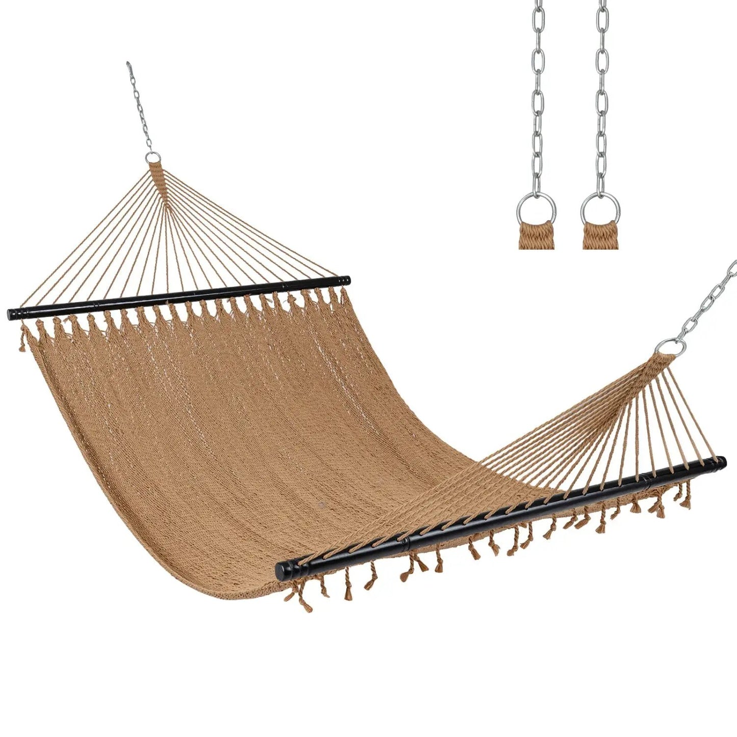 Caribbean Hammock with Spreader Bar for Poolside