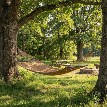 Caribbean Hammock with Spreader Bar for Poolside