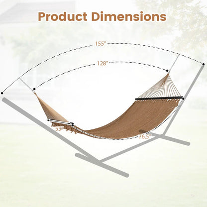 Caribbean Hammock with Spreader Bar for Poolside