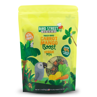 Carrot Mango Boost - Parrot Veggies Mix - Tampa Home & Garden Store