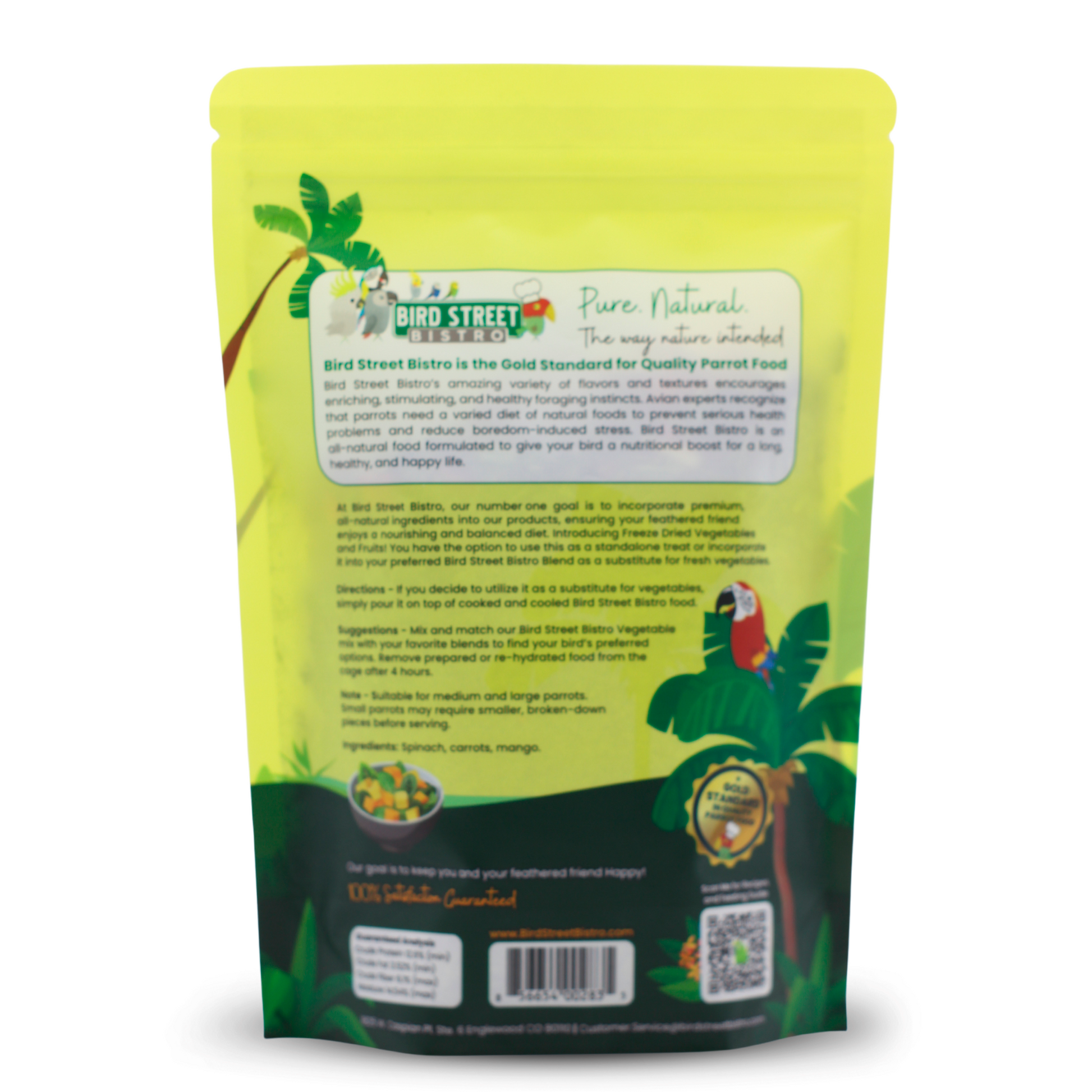 Carrot Mango Boost - Parrot Veggies Mix - Tampa Home & Garden Store