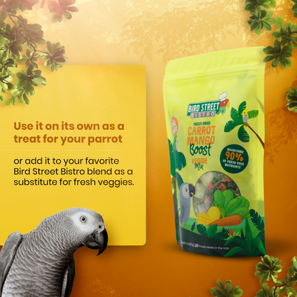 Carrot Mango Boost - Parrot Veggies Mix - Tampa Home & Garden Store
