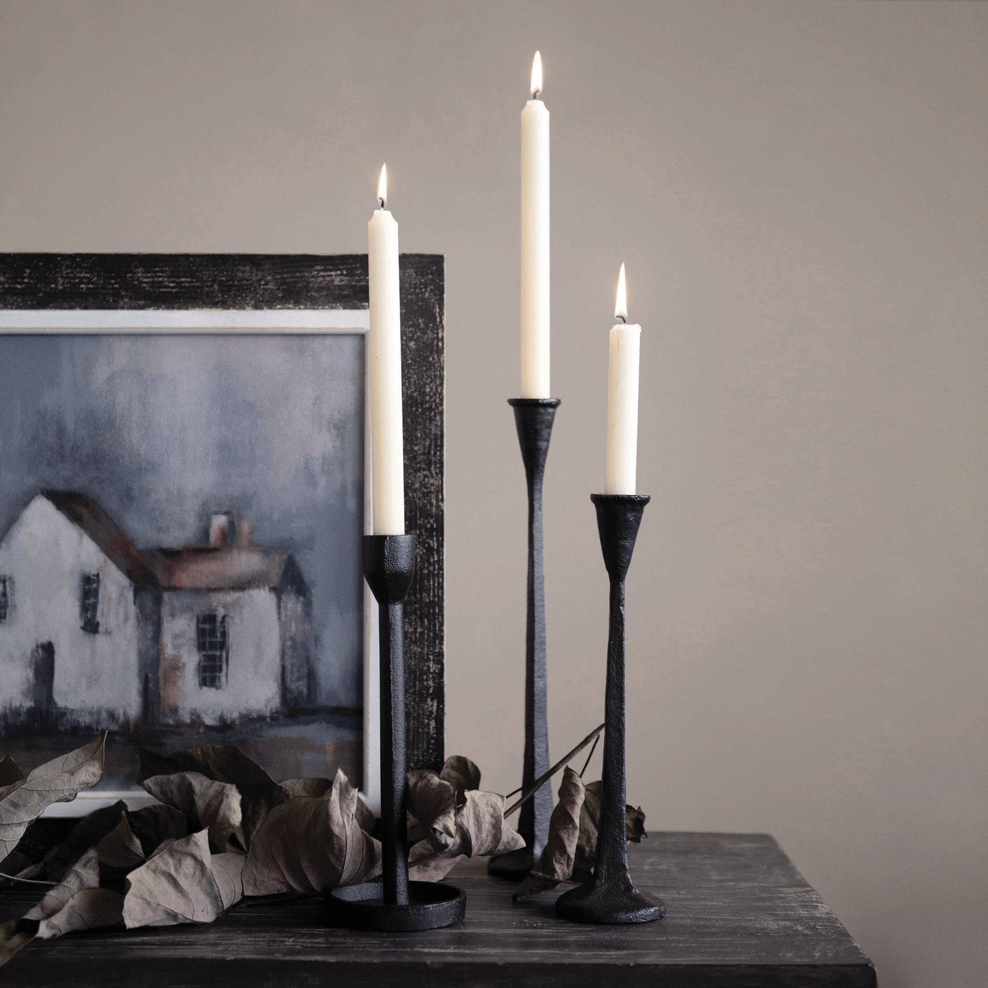 Cast Iron Taper Candle Holder - Tampa Home & Garden Store