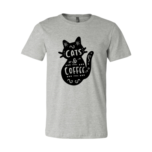 Cat And Coffee T-Shirt - Tampa Home & Garden Store
