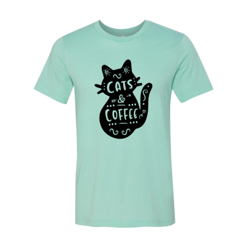 Cat And Coffee T-Shirt - Tampa Home & Garden Store