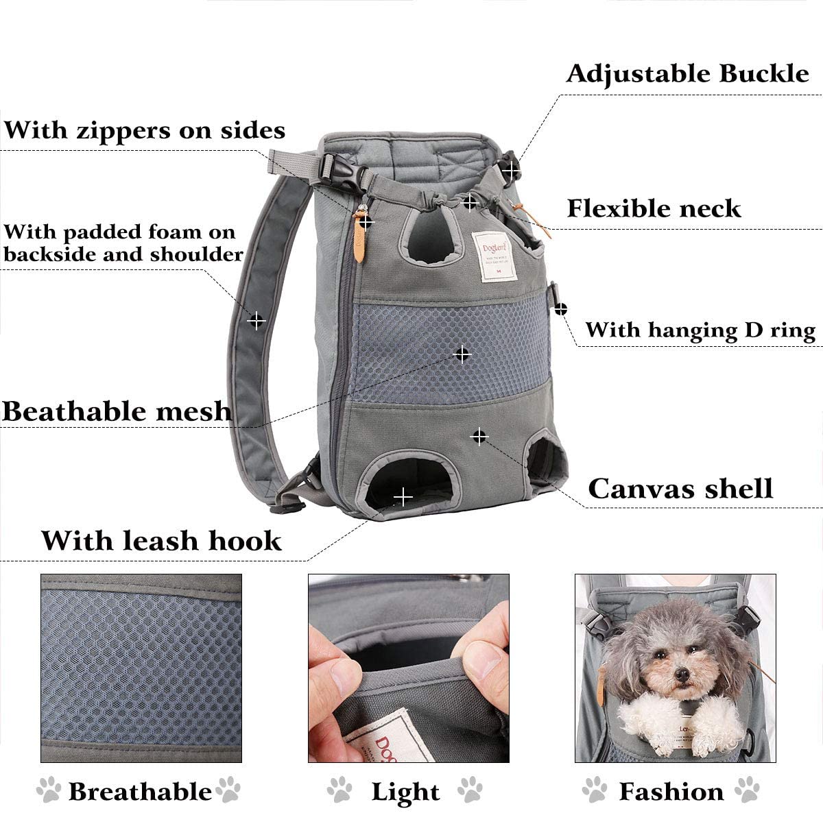 Cat Dog Carrier Front Backpack - Tampa Home & Garden Store
