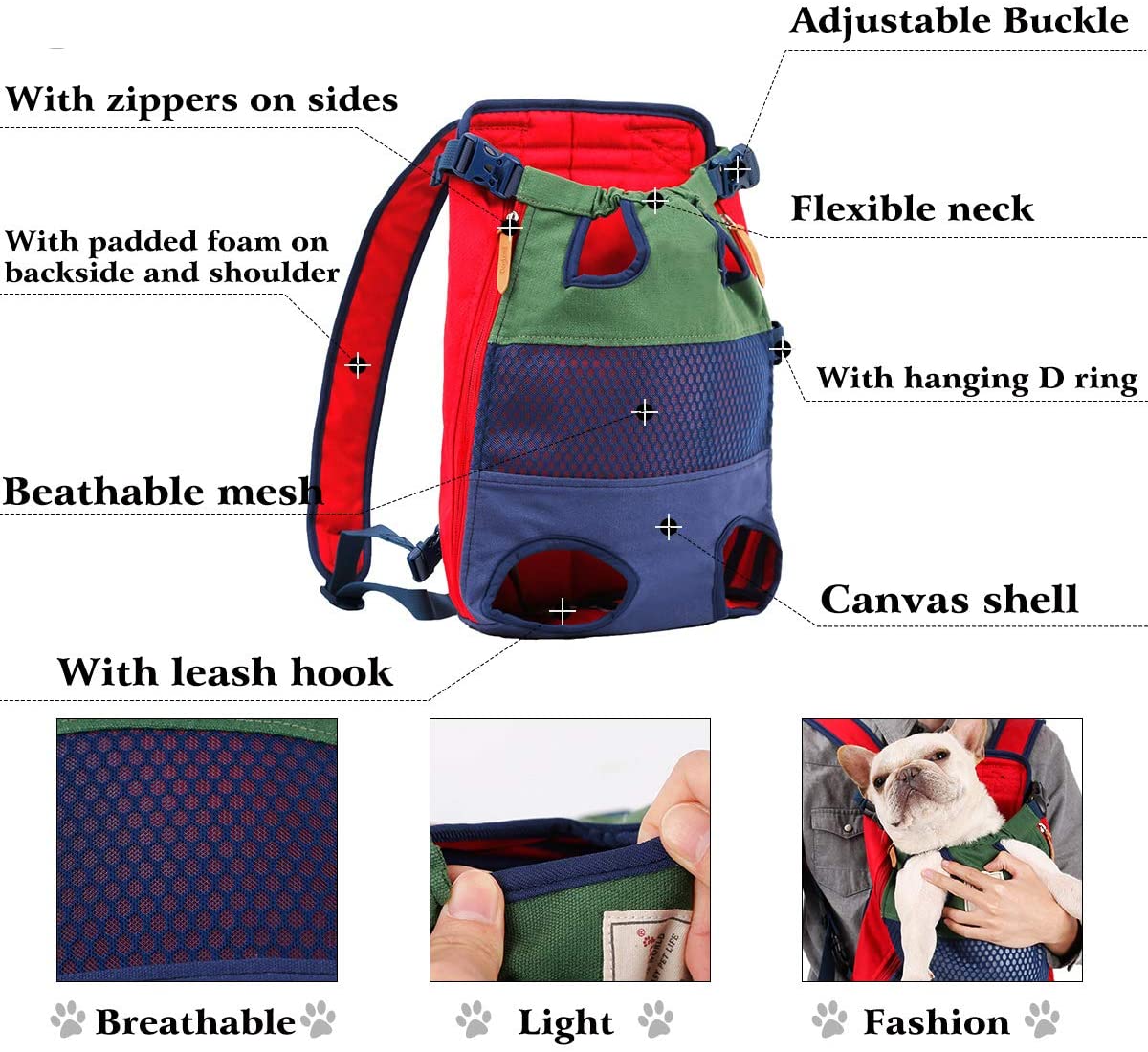 Cat Dog Carrier Front Backpack - Tampa Home & Garden Store