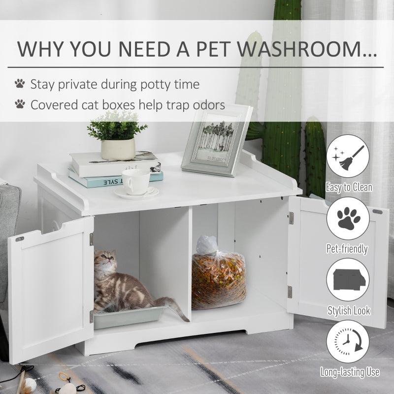 Cat Litter Box Nightstand End Table Enclosure - Tampa Home & Garden Store