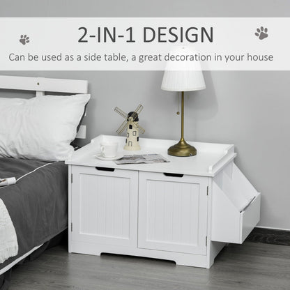 Cat Litter Box Nightstand End Table Enclosure - Tampa Home & Garden Store