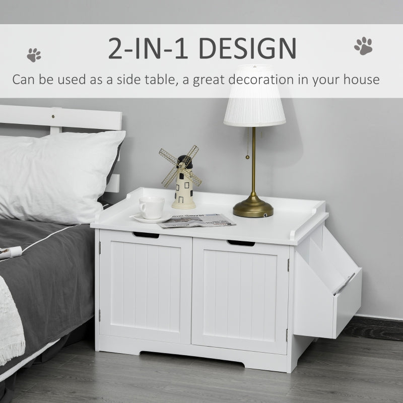 Cat Litter Box Nightstand End Table Enclosure - Tampa Home & Garden Store
