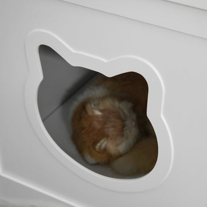 Cat Litter Box Nightstand End Table Enclosure - Tampa Home & Garden Store