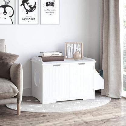 Cat Litter Box Nightstand End Table Enclosure - Tampa Home & Garden Store