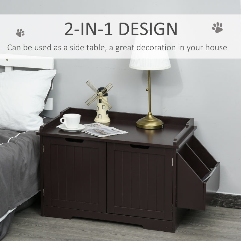 Cat Litter Box Nightstand End Table Enclosure - Tampa Home & Garden Store