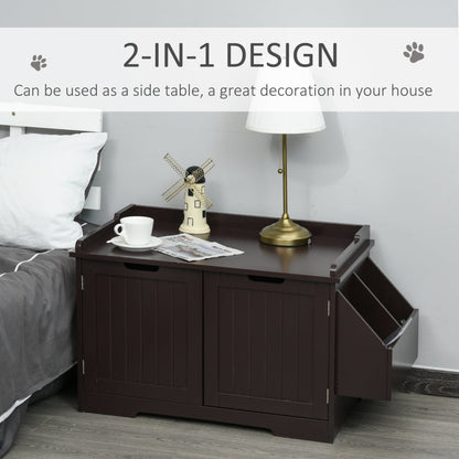 Cat Litter Box Nightstand End Table Enclosure - Tampa Home & Garden Store