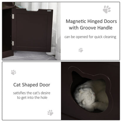 Cat Litter Box Nightstand End Table Enclosure - Tampa Home & Garden Store