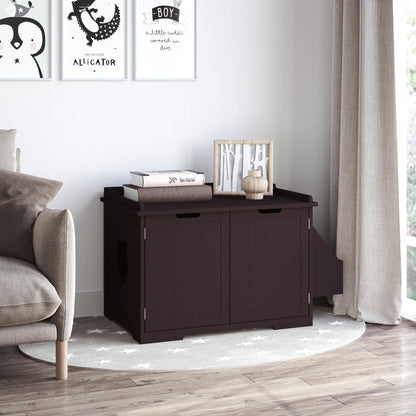 Cat Litter Box Nightstand End Table Enclosure - Tampa Home & Garden Store