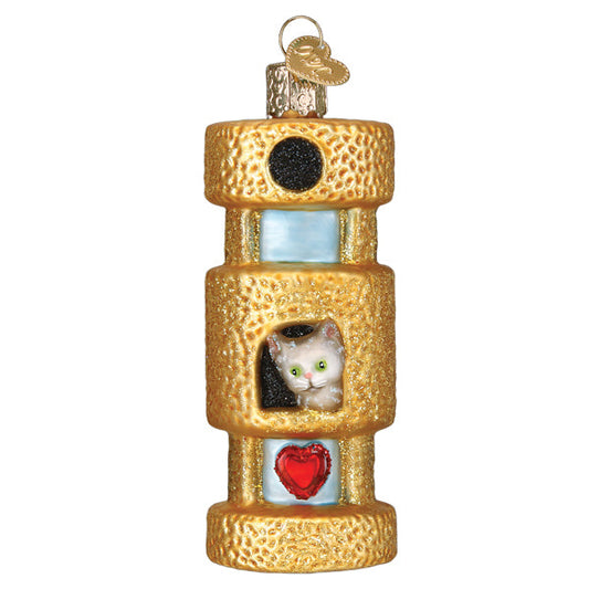 Cat Tower Ornament - Tampa Home & Garden Store