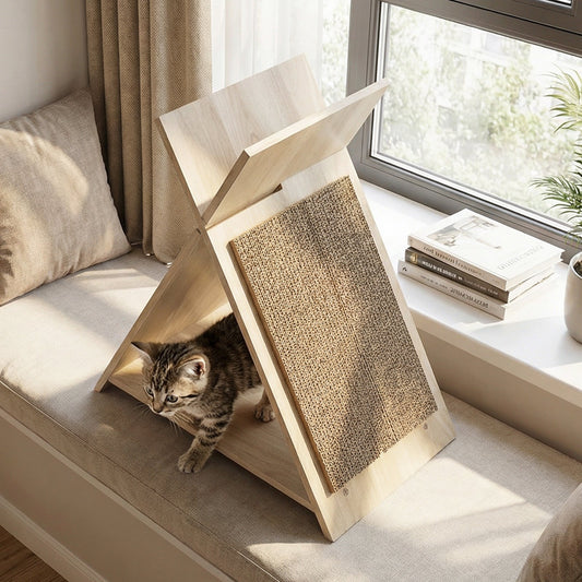 Cat Scratcher for Claw Sharpening and Furniture Protection-Natural - Tampa Home & Garden Store