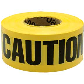 Caution Tape, Non-Adhesive - Tampa soil911.com