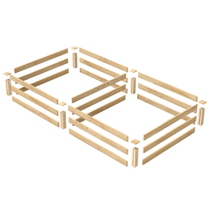 Cedar 4ft x 8ft x 10.5in Raised Garden Bed - Made in USA - Tampa Home & Garden Store