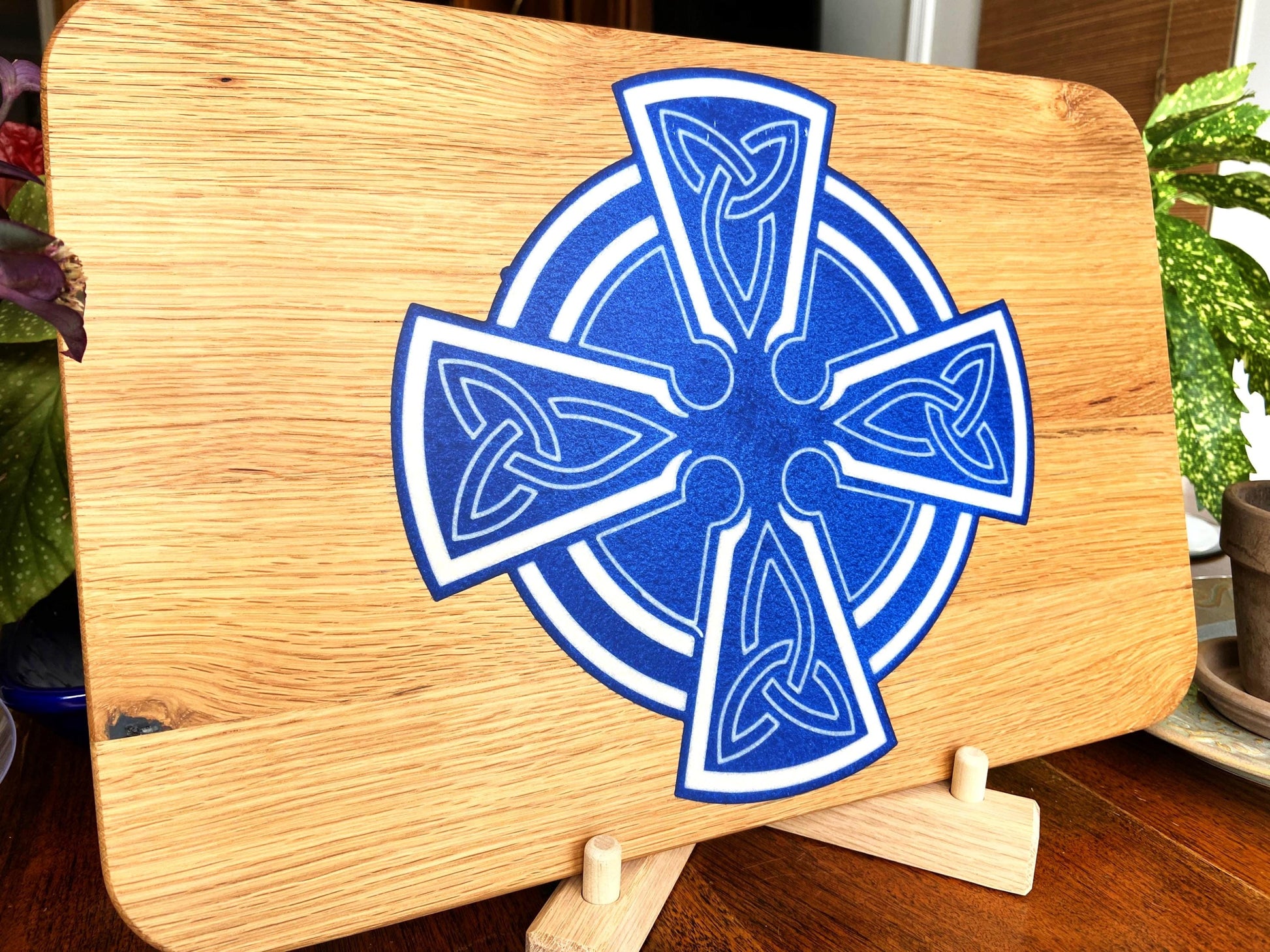 Celtic Cross Charcuterie Board - Handmade in White Oak - Tampa Home & Garden Store