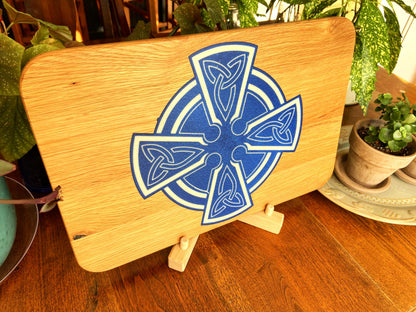 Celtic Cross Charcuterie Board - Handmade in White Oak - Tampa Home & Garden Store