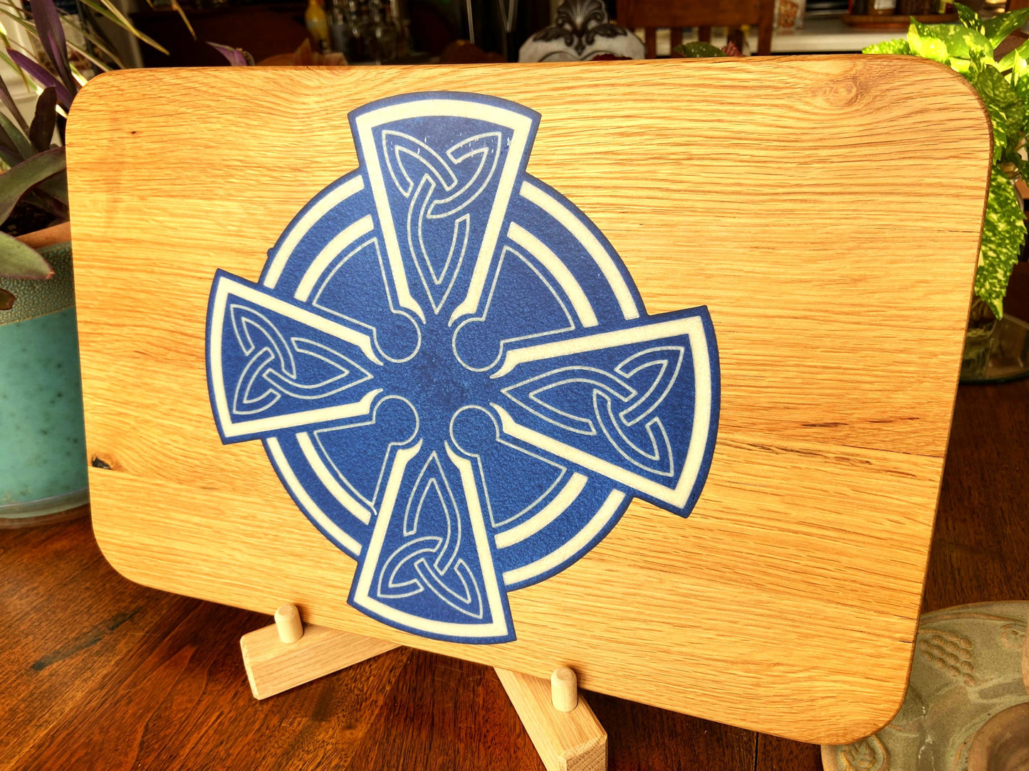 Celtic Cross Charcuterie Board - Handmade in White Oak - Tampa Home & Garden Store