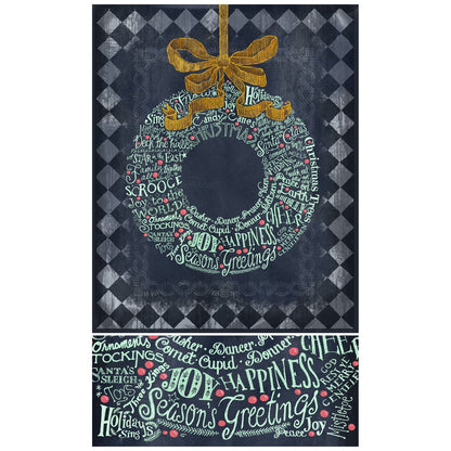 Chalk Talk Holiday Wreath - Tampa Home & Garden Store