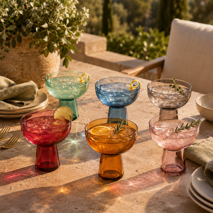 Tonal Margarita Cocktail Glassware Set of Six