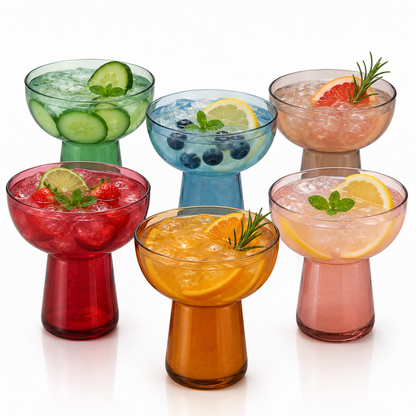 Tonal Margarita Cocktail Glassware Set of Six