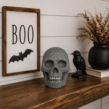 Resin Skull Gold