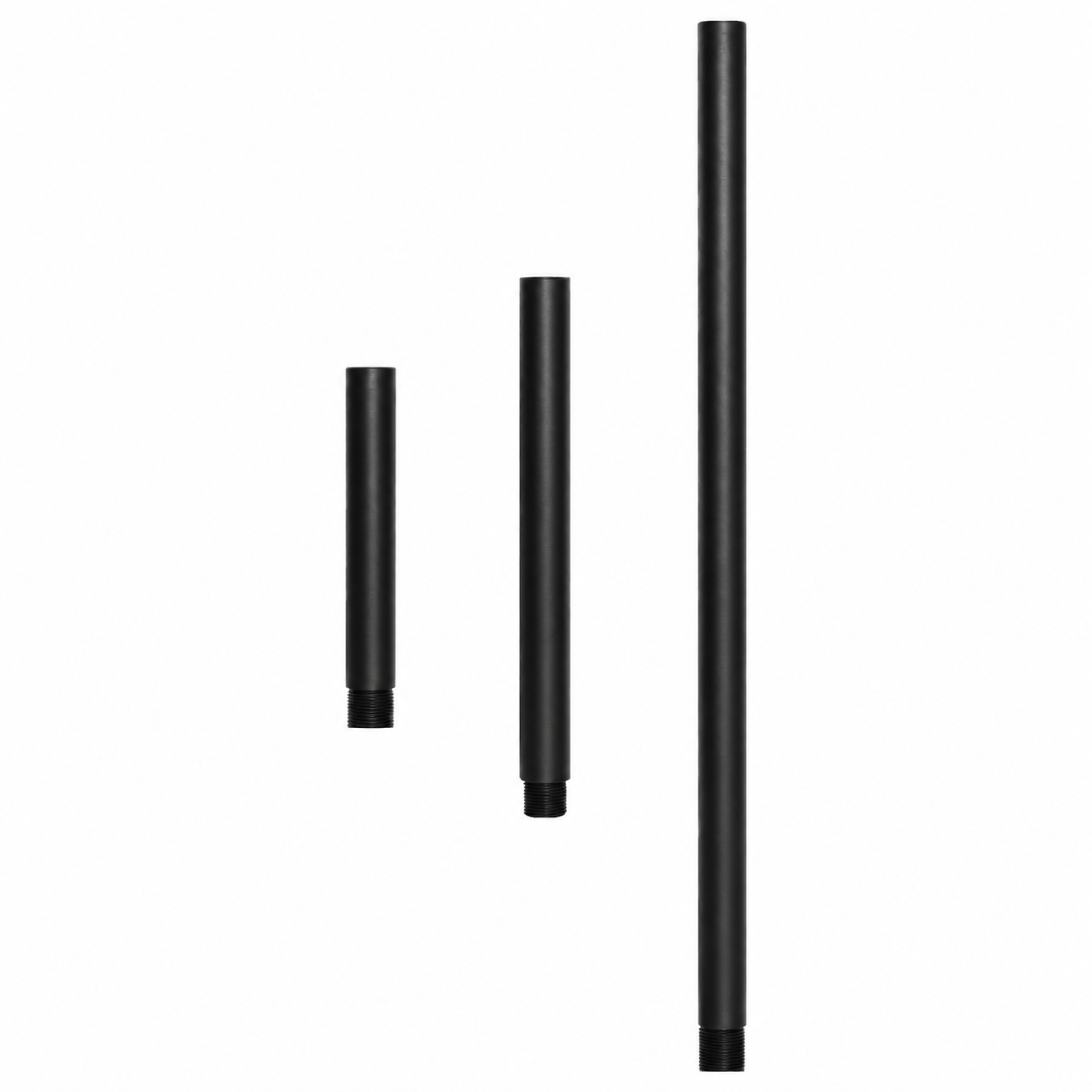 BPE - Extensión de poste de latón de 6", 12" o 24" para luminarias de latón para caminos y focos