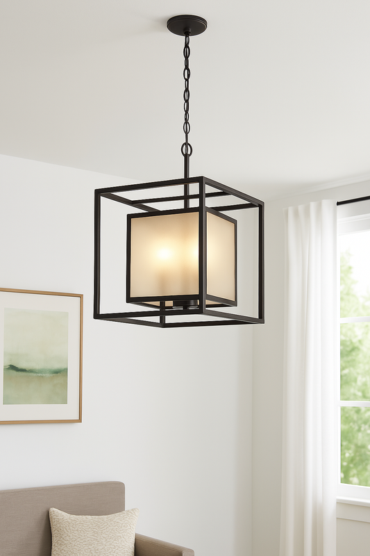 World Imports Hilden 12 Light Square Pendant