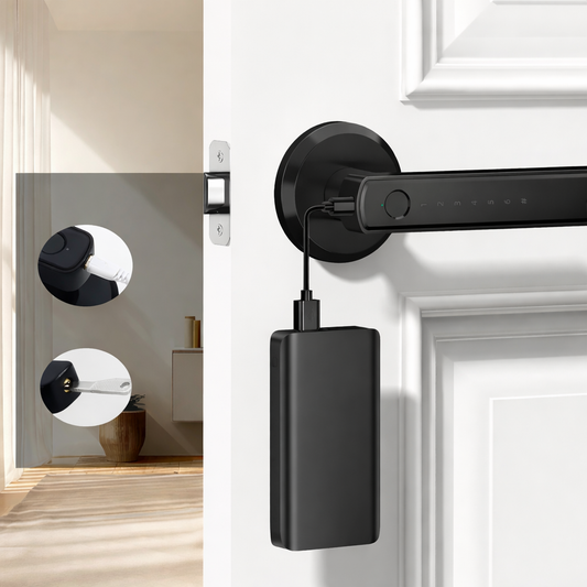 Fingerprint Smart Door Lock with App Control Touchscreen Keypad Passcode Unlock - Tampa Home & Garden Store