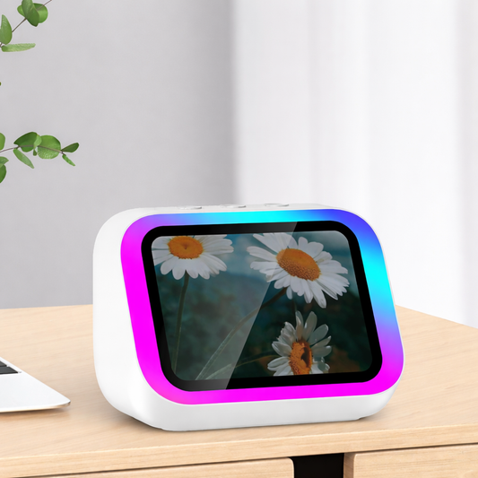 Smart Alarm Clock Bluetooth Speaker with Night Light Weather Display Music Player - Tampa Home & Garden Store