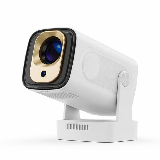 Android 11 4K Projector 1080P Auto Focus Dual WiFi BT5.4 Home Outdoor Movie - Tampa Home & Garden Store