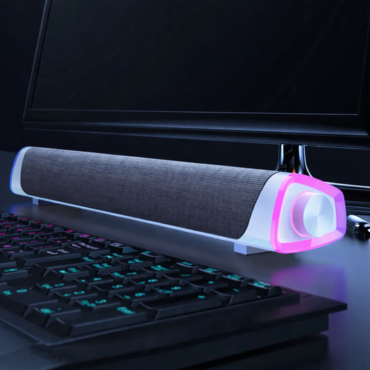 4D Computer Bluetooth Speaker Bar – Stereo Sound Subwoofer for PC, Laptop & Mac - Tampa Home & Garden Store