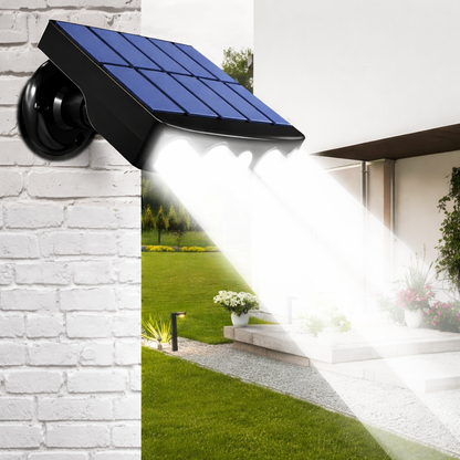 2/4-Pack Outdoor Solar Wall Lights – Motion Sensor, Dusk-to-Dawn, IP44 Rated