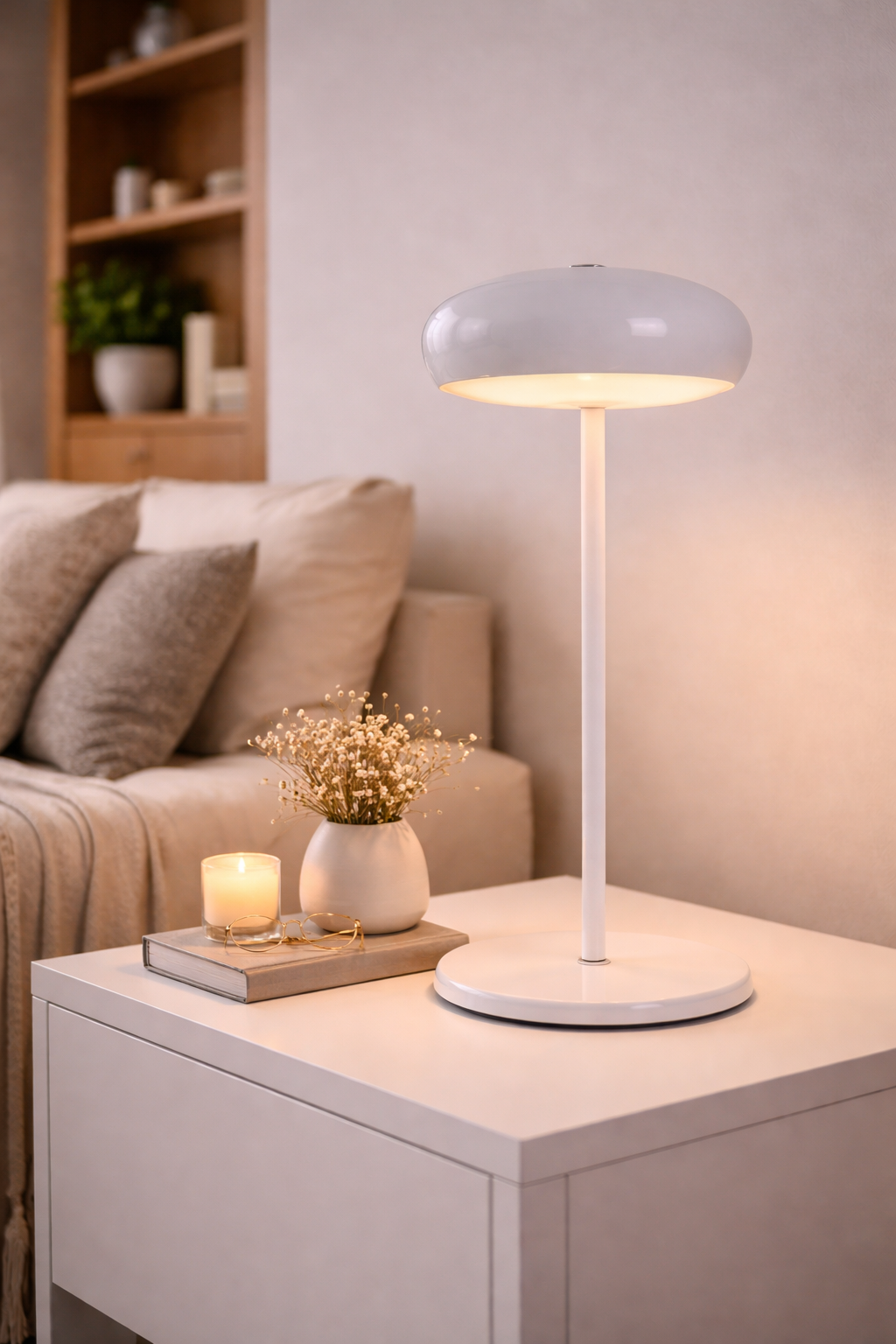 Rechargeable LED Desk Lamp | Romantic Ambient Bedside Outdoor Table Light