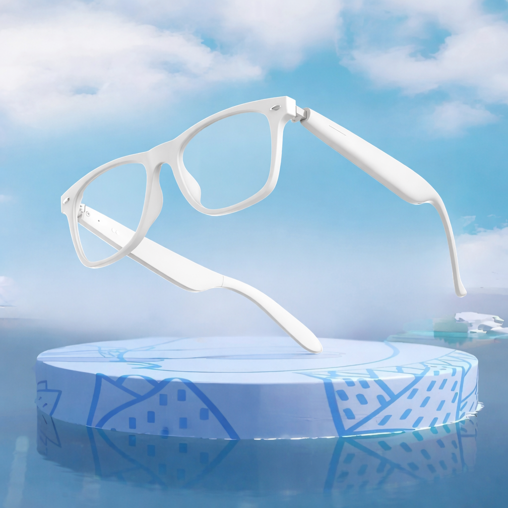 AI Smart Glasses Bluetooth Translation Sunglasses Call Headphones UV Protection